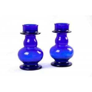 Pair of Vintage Blue Vases - SOLD