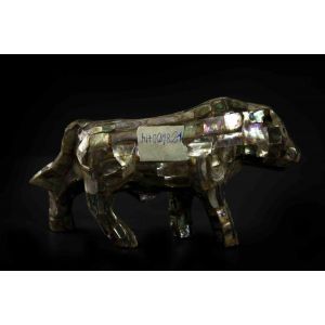 Vintage Mother of Pearl Bear