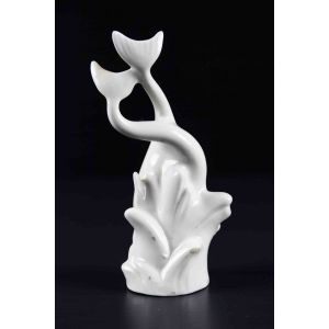 Vintage Porcelain Dolphins