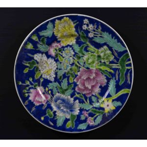 Vintage Flower Plate