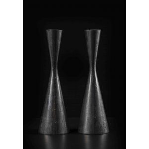 Pair of  beautiful Iron Candlesticks