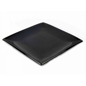 Vintage Black Porcelain Plate by Olympia Porcelain
