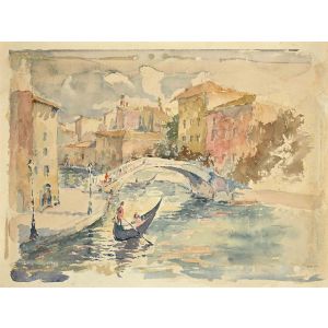 View of Canal in Venice
