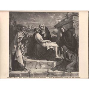 The Virgin Holding the Body of her Dead Son by Montagna