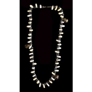 Set of Five Ethnic Necklaces in Different Materials 