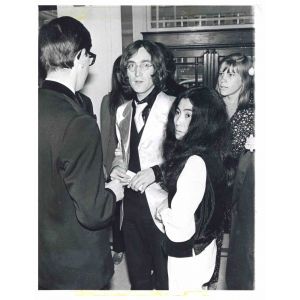 John Lennon and Yoko Ono in 1968
