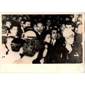 The Crowd Behind the Policemen, Algeria
