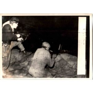 Two Rifle Demonstrators,  Algeria, historical photograph