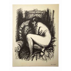 Crouched Nude