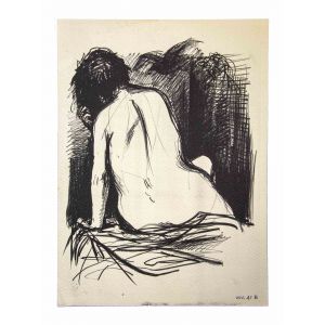Nude from the back