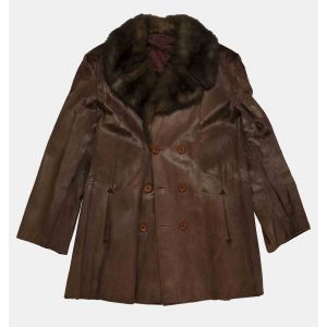 Vintage Shaved Mink fur Man jacket