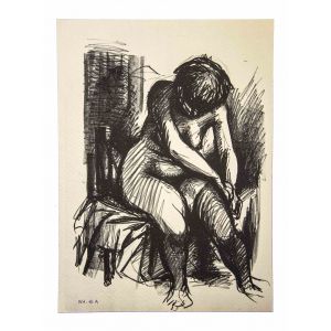 Crouched Nude