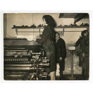 Women at Work - Vintage Photograph About Women Rights