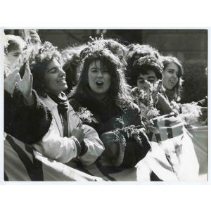8 of March, Italian students -Historical Photograph of the Feminist Movement