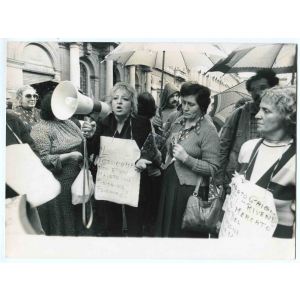The Protest - Historical Photograph About the Feminist Movement 