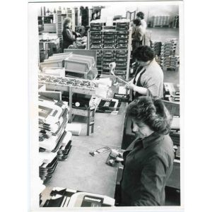 In the Office - Vintage Photograph