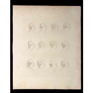 Profiles of men and women