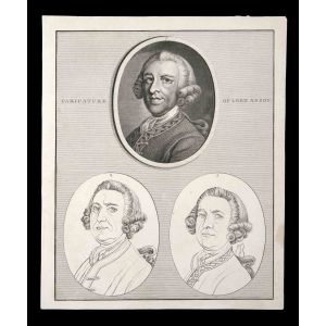 Caricature of Lord Anson