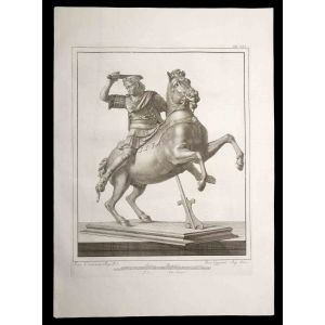  Legionnaire with the Horse, Ancient Roman Statue