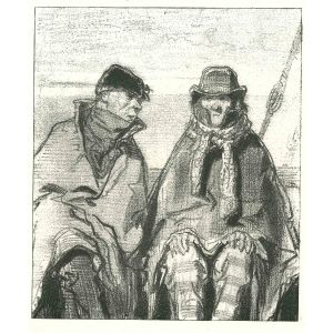 Paul Gavarni - The Conversation in the Ship - Modern Art