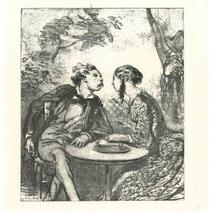 Paul Gavarni - The Affection - Modern Art
