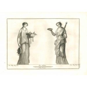 Ancient Roman Women - Carlo Nolli - Old Master's Artwork