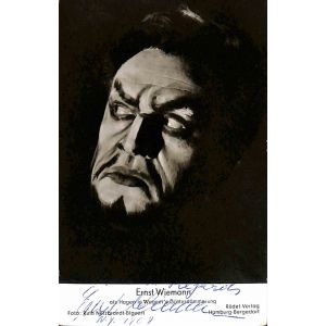 Ernst Wiemann Autographed Photograph