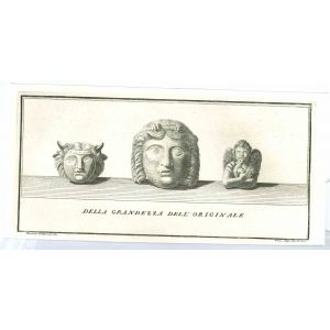 Ancient Roman Protecting Heads - Vincenzo Campana - Old Masters