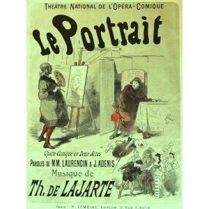 Le Portrait - Theatre Poster