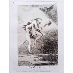FOURTH INSTALLMENT Linda Maestra from Los Caprichos  - SOLD