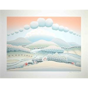 Ivan Rabuzin - Snowy Landscape - Contemporary Art