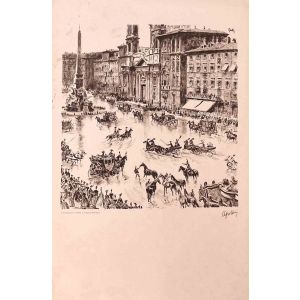 Celebrations in Piazza Navona