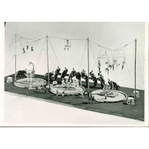 Model Circus Building Recaptures the Past - American Vintage Photograph