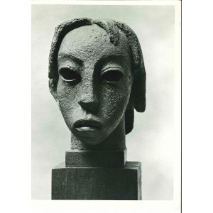 Three Women Sculpture- American Vintage Photograph 