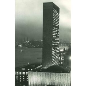 Night View - American Vintage Photograph