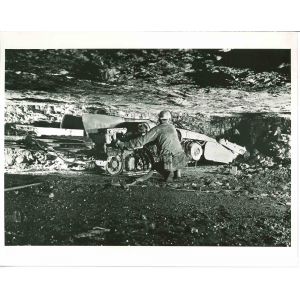 Mechanization of Mines Benefits Workers- American Vintage Photograph