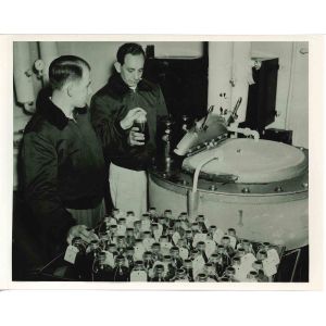 Processing Blood Plasma For United Nations Forces - American Vintage Photograph 