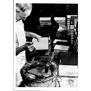 Bookbinder - American Vintage Photograph