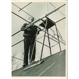 An Amateur American Radio Operator - American Vintage Photograph 