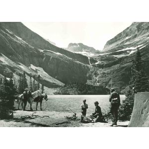 Low-Cost Vacation For American Wage Earners- Vintage Photograph