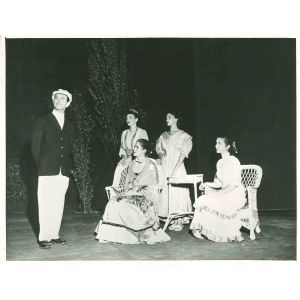 Outdoor Drama Portrays Life of Woodrow Wilson- Vintage Photograph