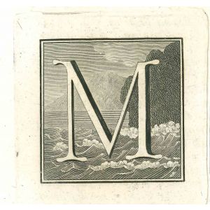 Capital letter for the Antiquities of Herculaneum Exposed