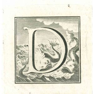 Capital letter for the Antiquities of Herculaneum Exposed