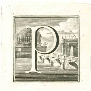 Capital letter for the Antiquities of Herculaneum Exposed