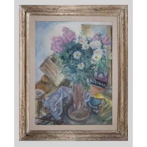Alfonso Avanessian - Still Life with Flowers and Objects - Contemporary Art