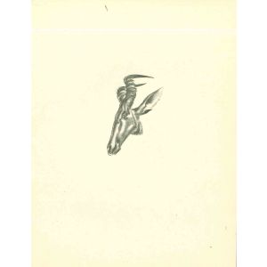Emmanuel Gondouin - Deer - Modern Art