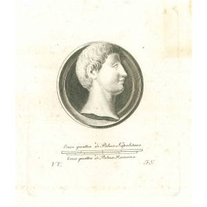 Ancient Roman Head - Vincenzo Campana - Old Master's Artwork