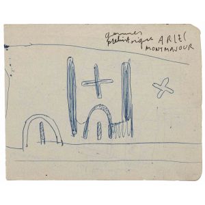 Sketch of the Abbey of Montmajour