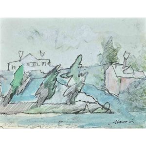 Mino Miccari - Landscape - Contemporary Art