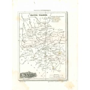 Map of Haute Vienne